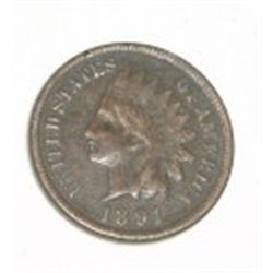 1891 INDIAN HEAD PENNY RED BOOK $25.00+ *HARD TO GET- EARLY EXTRA FINE GRADE*!! COIN CAME OUT OF SAF