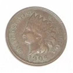 1906 INDIAN HEAD PENNY RED BOOK $35.00+ *HARD TO GET- EARLY AU HIGH GRADE*!! COIN CAME OUT OF SAFE!!