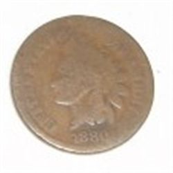 1880 INDIAN HEAD PENNY RED BOOK $6.00+ *NICE EARLY GOOD GRADE*!! COIN CAME OUT OF SAFE!!