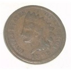 1892 INDIAN HEAD PENNY RED BOOK VALUE IS $3.00+ *NICE EARLY GOOD GRADE*!!