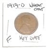 Image 1 : 1919-D *KEY DATE* LINCOLN WHEAT CENT *NICE EARLY FINE GRADE*!!