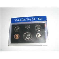 1971-S PROOF SET *INCLUDES KENNEDY HALF DOLLAR*IN ORIGINAL PACKAGE!! SET CAME OUT OF SAFE BOX!!