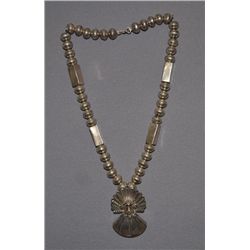 NAVAJO SILVER NECKLACE