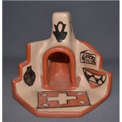 SANTO DOMINGO POTTERY FIREPLACE