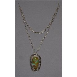 NAVAJO SILVER NECKLACE
