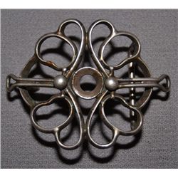 NAVAJO SILVER BELT BUCKLE