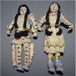 TWO PLAINS INDIAN DOLLS