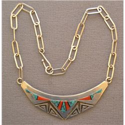 NAVAJO SILVER NECKLACE