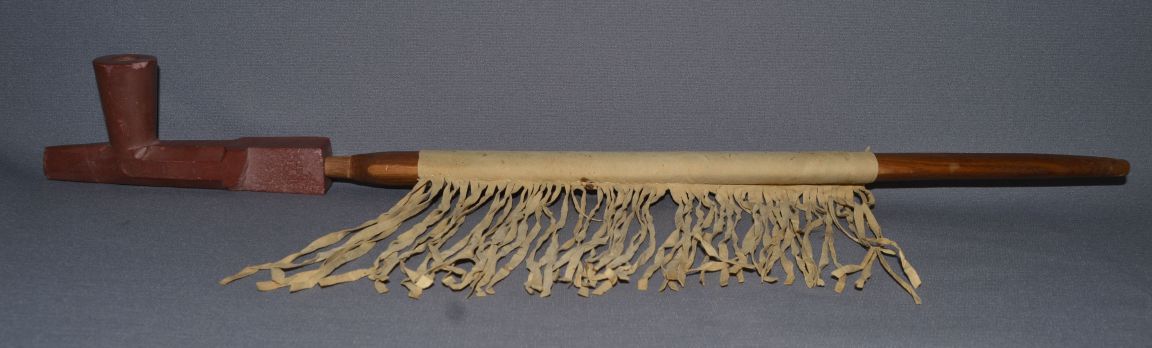 PLAINS INDIAN PIPE AND STEM