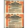 Image 1 : Imperial Chinese Government 5% Tientsin-Pukow Railway Loan of 1908 Bond Pair.