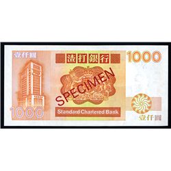 Standard Charter Bank, 1985 Specimen Banknote.