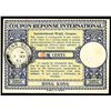 Image 1 : Hong Kong International Reply Coupon, 1947 Issue.