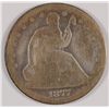 Image 1 : 1877-S SEATED HALF DOLLAR, GOOD