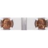 Image 2 : ( 2 ) 1940 LINCOLN CENTS, NGC MS-66 RED GEMS!!