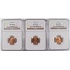Image 1 : ( 3 ) 1952-S LINCOLN CENTS, NGC MS-66 GEMS!