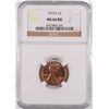 Image 1 : 1973-S LINCOLN CENT, NGC MS-66 RED!  RARE! THERE HAVE BEEN NO SALES OF MS-67 RED