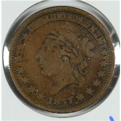 1837 HARD TIMES TOKEN VG