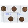 Image 2 : (10) 1913-S LINCOLN CENTS VF