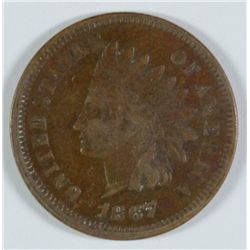 1867 INDIAN HEAD CENT VF30