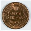 Image 2 : 1877 INDIAN HEAD CENT MS-63 MOSTLY RED; HAS CARBON SPOTS OBV. by "STATES"