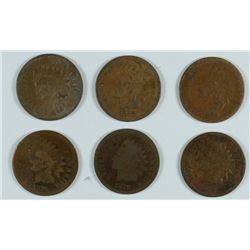 INDIAN HEAD LOT, 1876 AG, 1878 FINE, 1878 GOOD, 1878 VG-F, 1878 AG, 1879 AG