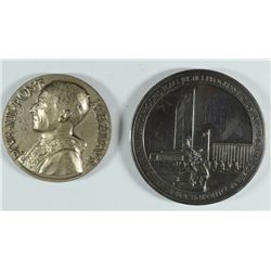 2 - MEDALS: PIVS XII & 25th ANNIVERSARY UNITED NATIONS
