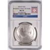 Image 1 : 2014 BASEBALL HALL OF FAME SILVER DOLLAR, NGC MS-70!  WOW!!