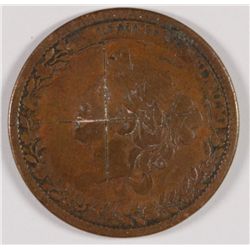 1841 HARD TIMES TOKEN FAIR