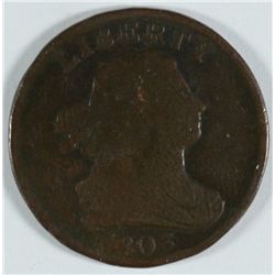 1803 HALF CENT G/VG