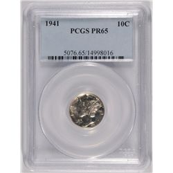 1941 PROOF MERCURY DIME PCGS PR-65 (WHITE)