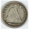 Image 1 : 1872 PROOF SEATED QUARTER (CIRC)
