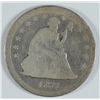 Image 1 : 1877-CC SEATED QUARTER GOOD