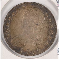 1818/7 BUST HALF DOLLAR AU-55 (ORGINAL)
