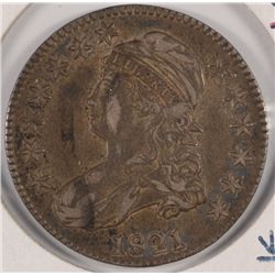 1821 BUST HALF DOLLAR VF-35