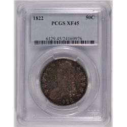 1822 BUST HALF DOLLAR (R-3) PCGS XF-45