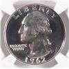 Image 2 : 1962 WASHINGTON QUARTER, NGC MS-67