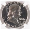 Image 2 : 1963 FRANKLIN HALF DOLLAR, NGC PROOF-67 CAMEO!