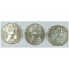 Image 2 : LOT OF  ( 3 ) 1966 BAHAMAS $5.00 SILVER COINS, ALMOST 4oz. ASW
