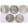 Image 1 : LOT OF ( 5 ) MOTHER THERESA RESTRIKE SILVER COINS