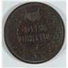 Image 2 : 1871 Indian One Cent VG-Fine