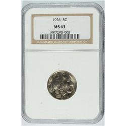 1926 BUFFALO NICKEL NGC MS-63