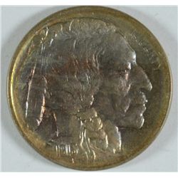 1913 T-1 BUFFALO NICKEL MS 65 BEAUTIFUL COLOR