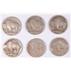 Image 2 : (6) 1913-D I BUFFALO NICKELS F/VF