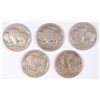 Image 2 : (5) 1919 BUFFALO NICKELS