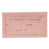 Image 1 : CIVIL WAR SOLDIERS RAIL ROAD TICKET (RARE)