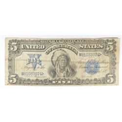 1899 $5 SILVER CERTIFICATE (CHIEF)