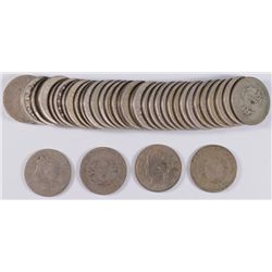 ROLL OF 1890 V-NICKELS AG