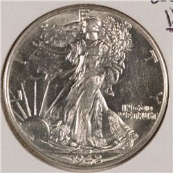 1942 WALKING LIBERTY HALF DOLLAR MS-64