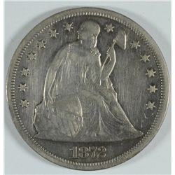 1872 SEATED  DOLLAR, VF