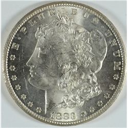 1883-CC MORGAN SILVER DOLLAR, MS-64  BLAST WHITE!